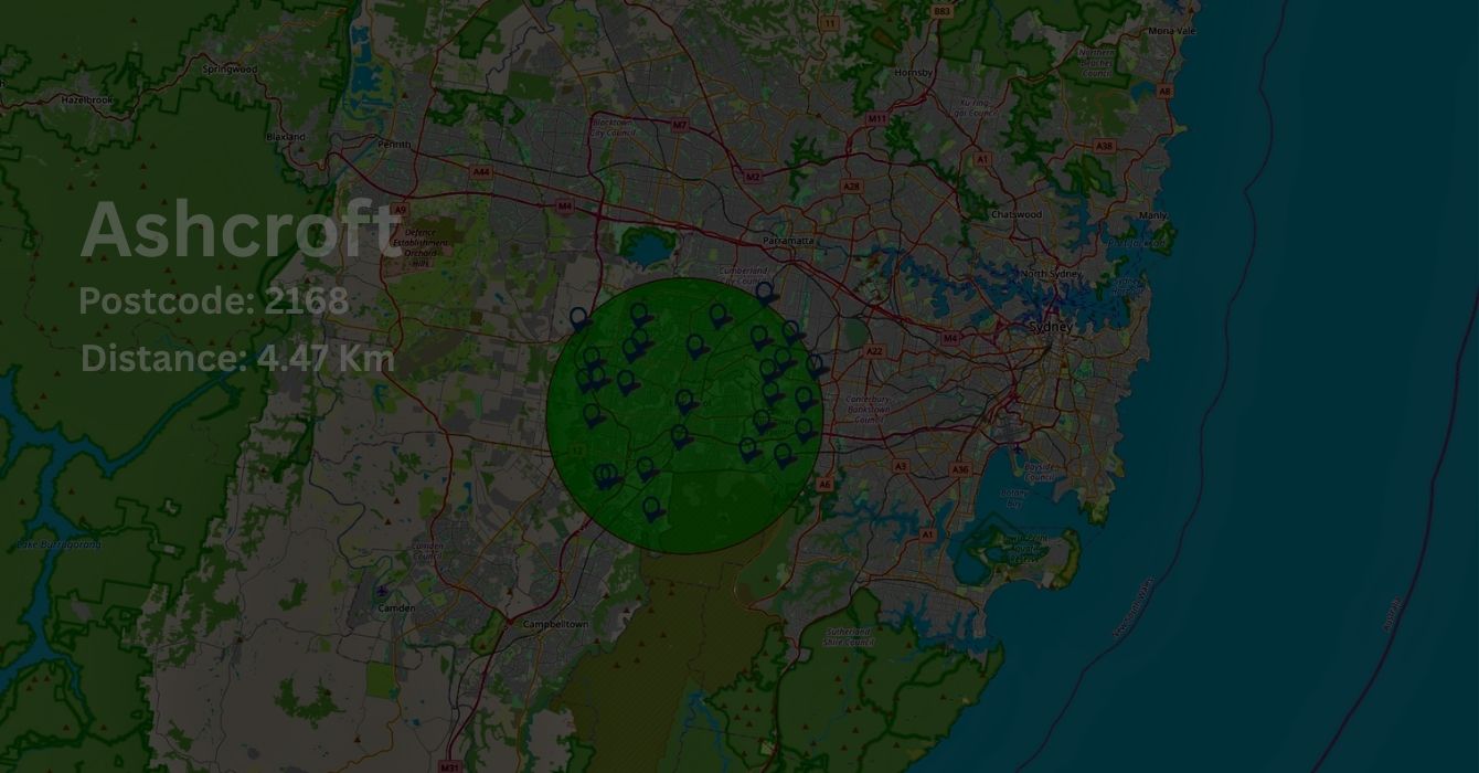 Industrial Electrician and other area we serve on map
